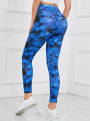 Tie Dye Yoga Workout Pants Stretch Running Leggings
