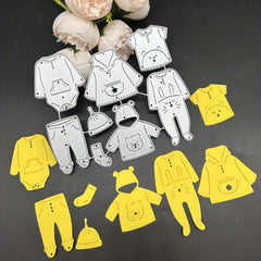 Boys Clothes DIY Metal Embossing Scrapbooking Cutting Die