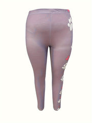  Casual Leggings Elastic High Rise High Stretch Leggings