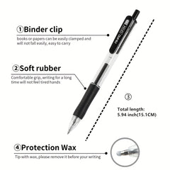 AIHAO Retractable Gel Pens Medium Point 0.7mm Assorted Ink - Smooth Writing