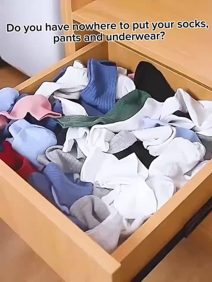 Shirt Divided Storage Box for Leggings Underwear Socks