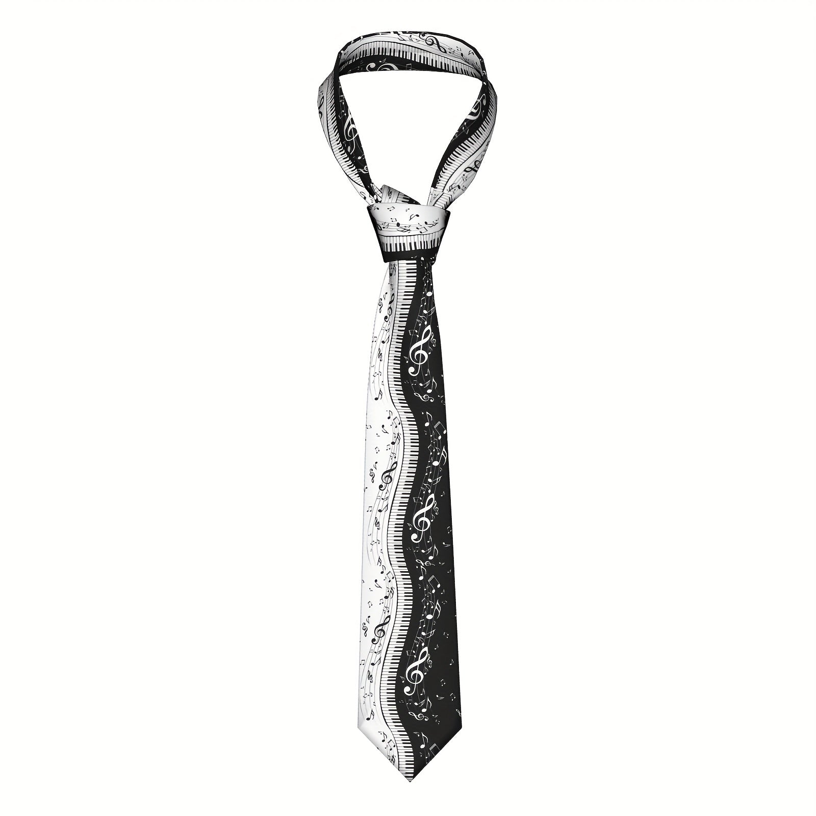 Minimalist Piano Keys Men's Tie