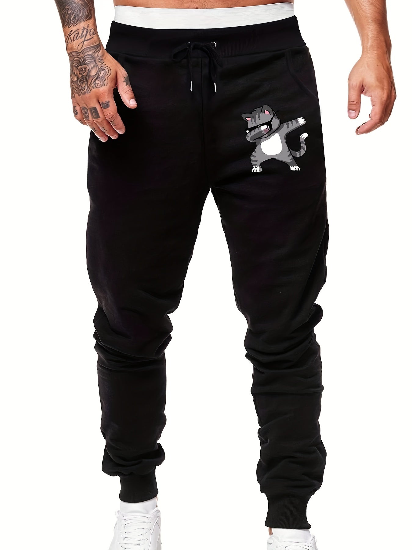 Cool Cat Sunglasses Men's Sports Joggers Pants