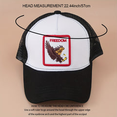 Mesh Breathable Trucker Hat Cartoon Patch Baseball Cap Women