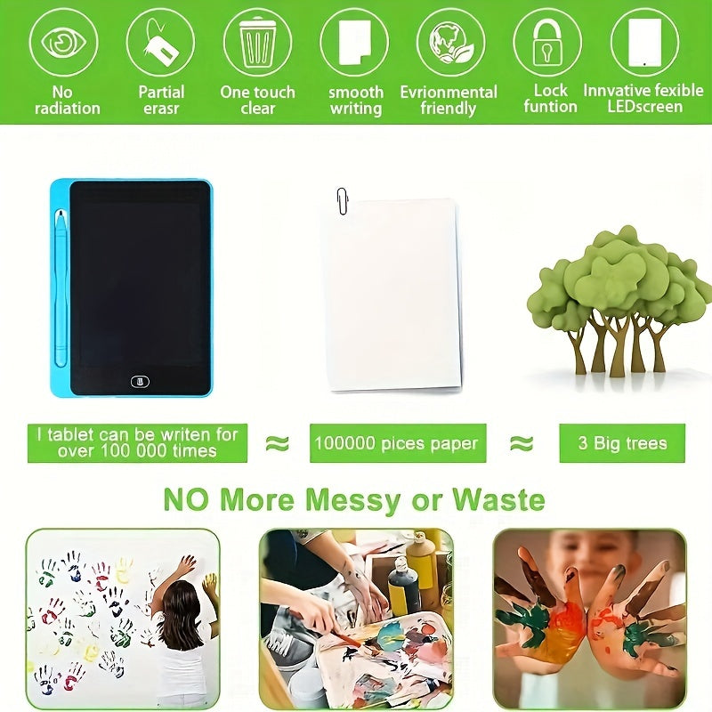 LCD Writing Board 16.51cm Screen Graffiti Board Children Toy