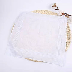12pcs Men's Pocket Square High Pure Multipurpose Small Square
