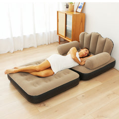 5-in-1 Inflatable Sofa Bed Foldable Lounger for Camping Home Travel
