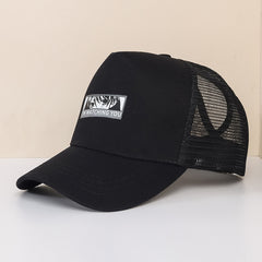 Cotton Baseball Cap & Cartoon Girl Print Sun Visor Hat