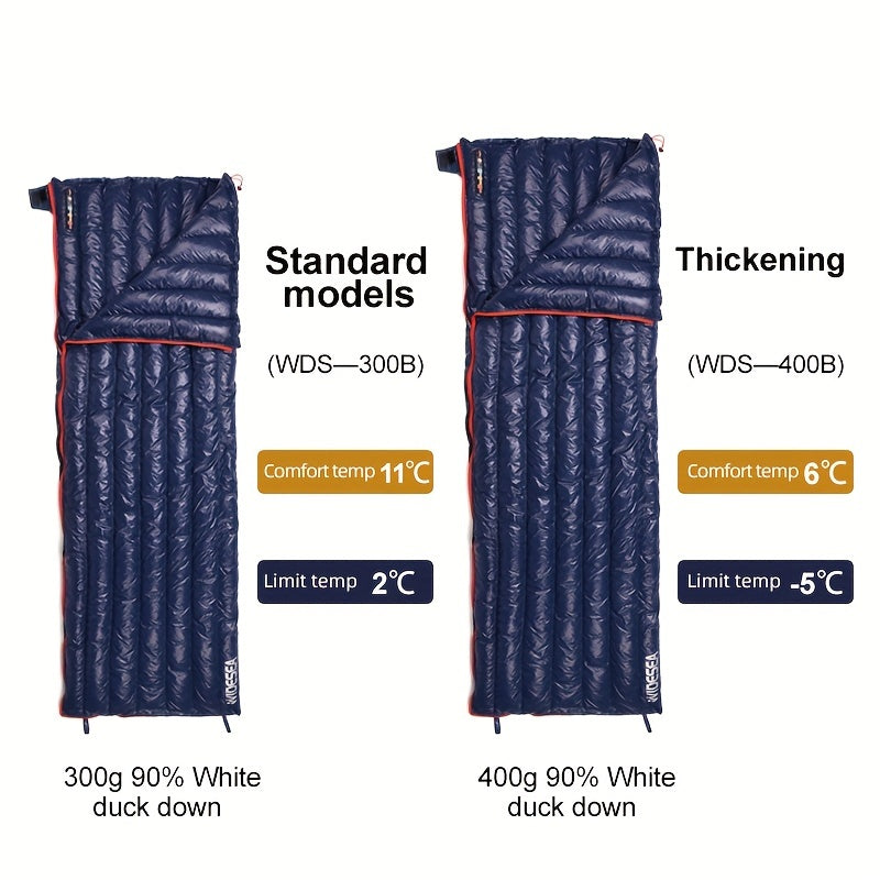 Ultralight Down Sleeping Bag Waterproof Portable w/ Compression Bag