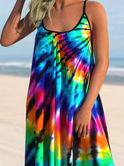  Tie Dye Cami Dress High Stretch
