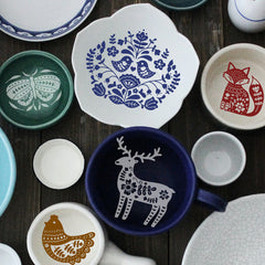 2pcs Folk Art Self Adhesive Silk Screen Printing Stencil