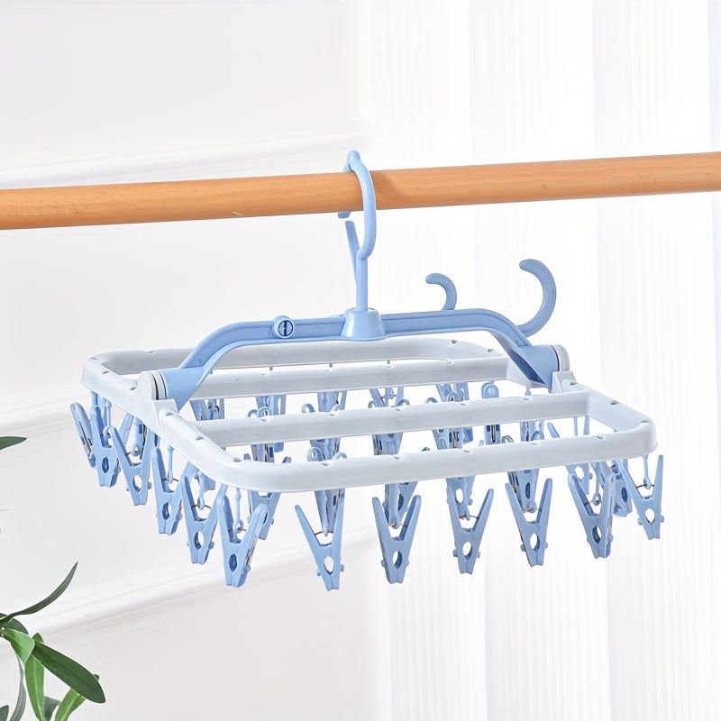 Multi-Functional Plastic Clothes Hangers for Indoor Balconies