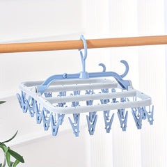 Multi-Functional Plastic Clothes Hangers for Indoor Balconies