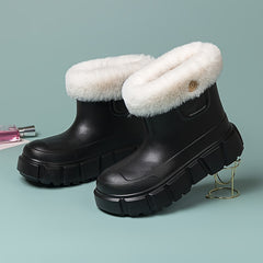 Women's Snow Boots Warm Lined Ankle Booties Non-Slip Waterproof Shoes