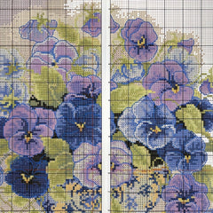 High Cotton Thread Flowers & Fruits DIY Embroidery Set