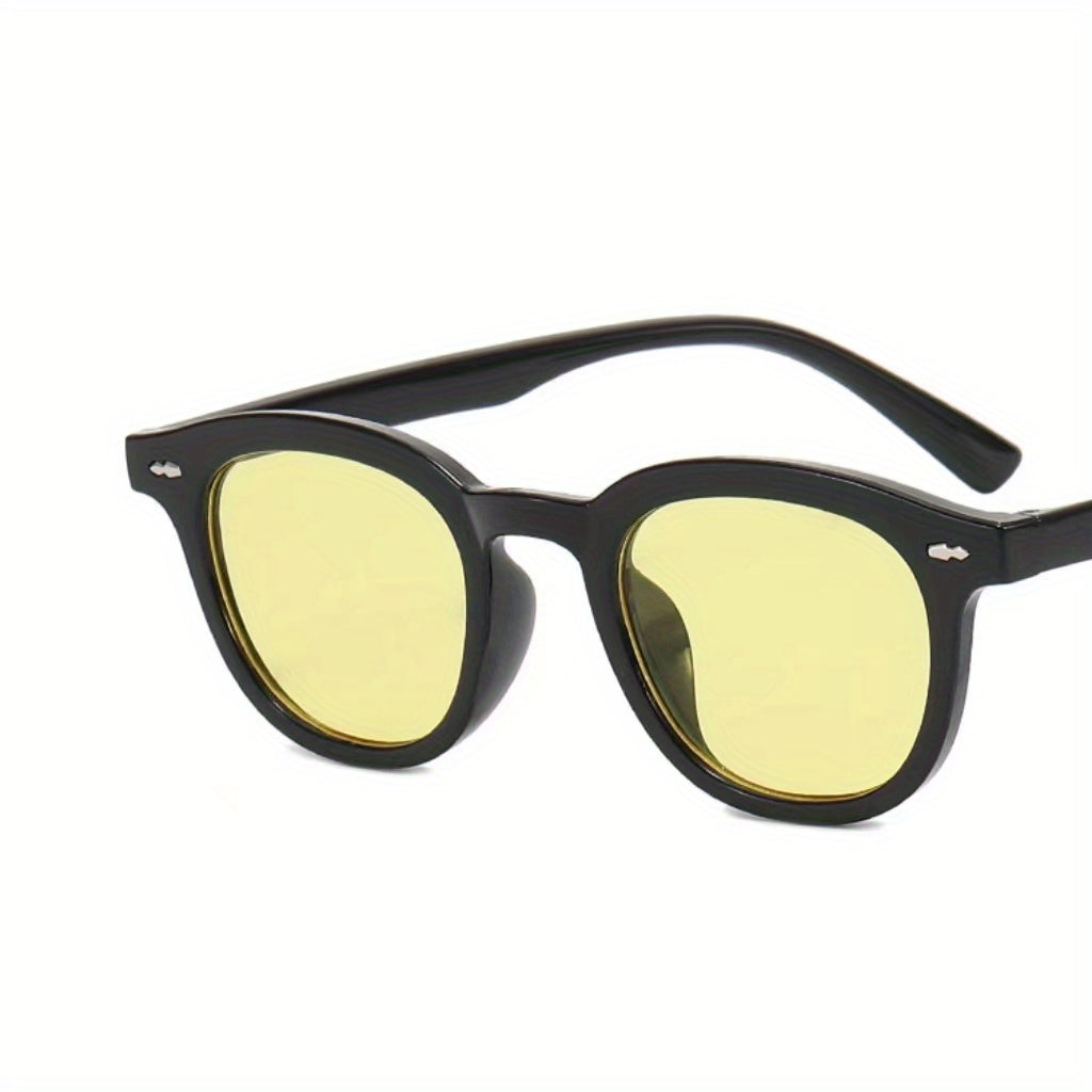 Small Round Frame Sunglasses Casual Mixed PC Sunglasses