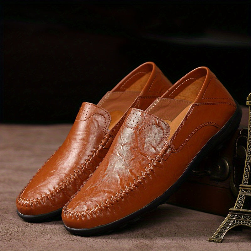 Men's Moc Toe Loafer Shoes Non slip Slip On Shoes Spring And Summer