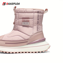 Women's Non slip Chunky Snow Boots High Top Hiking Boots