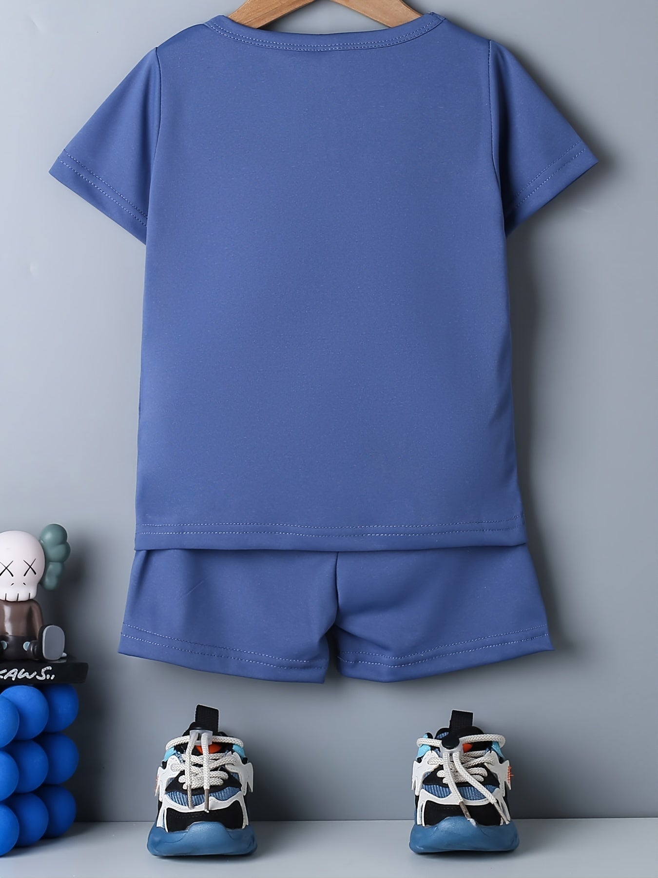 Boys Papa's Idea Outfit Shorts & T shirt Casual Summer Kids Clothes