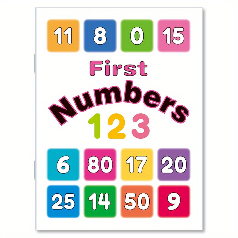 Mini Children's Vocabulary Book in 4 Styles to Learn English with Rounded Corner