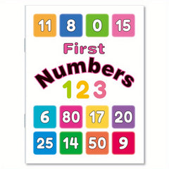 Mini Children's Vocabulary Book in 4 Styles to Learn English with Rounded Corner