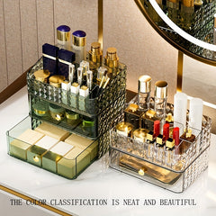 PET Material Drawer Storage Box for Cosmetics Stationery Bathroom Toiletries