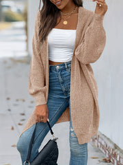 Vintage Open Front Cardigan Long Sleeve Sweater