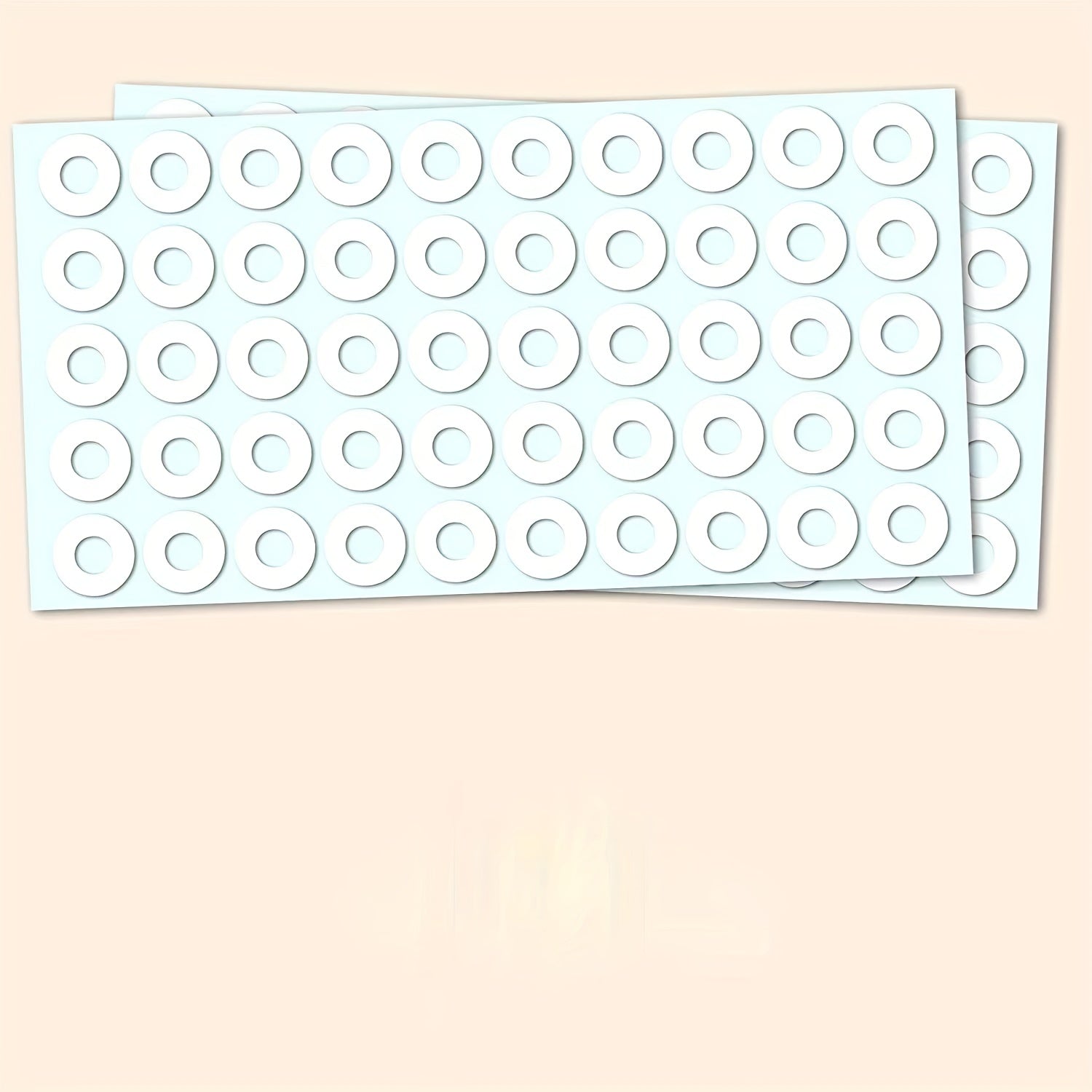 Adhesive Hole Reinforcement Stickers for Loose Leaf Books