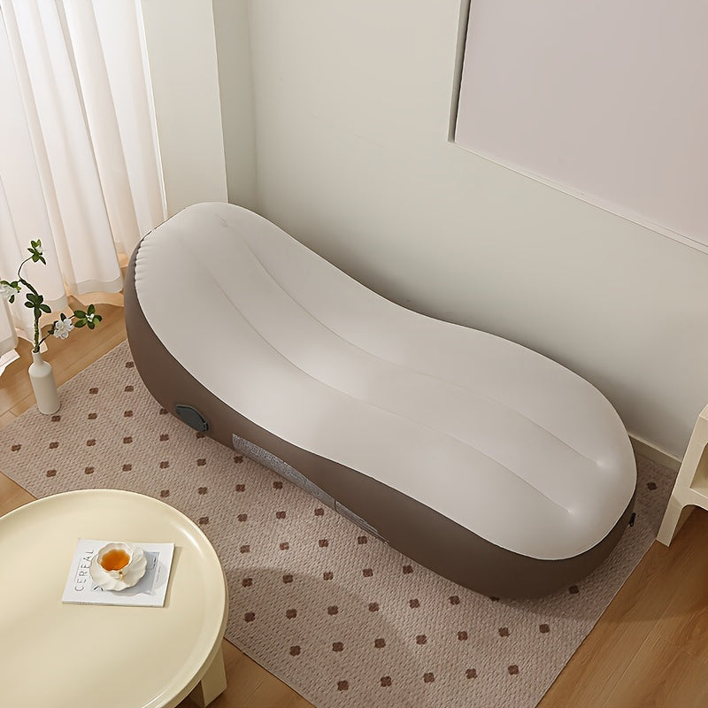 Inflatable PVC Flocking Leisure Sofa Single Person Outdoor