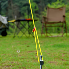 10pcs Camping Tent Wind Rope Fixing Buckles Aluminum Alloy Adjuster
