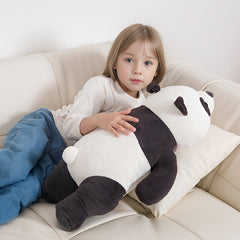 Large Panda Plush Toy & Pillow - Ideal Kids Gift - Cozy & Soft