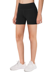 Girls Stretchy Yoga Boxer Shorts for Sports Running