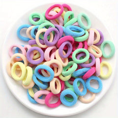 200pcs Vibrant Hair Ties Elastic Ponytail Holders for Girls & Kids