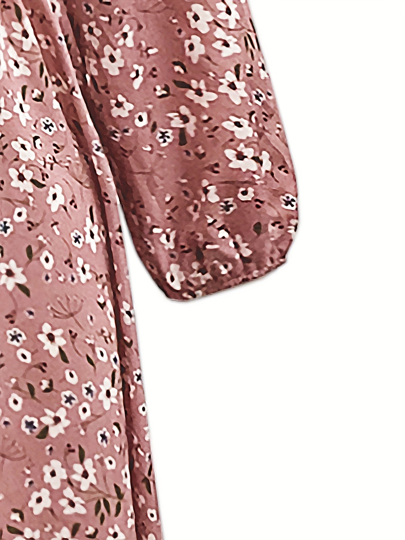  Ditsy Floral Print Maxi Dress