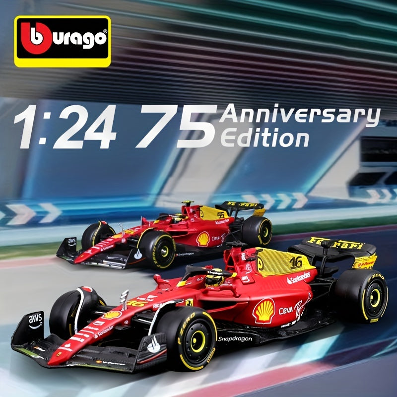 1:24 F1 75th Anniversary Diecast Cars Model Toy
