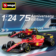 1:24 F1 75th Anniversary Diecast Cars Model Toy