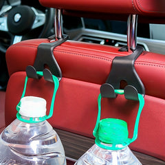 2pcs Car Hook Back Seat Hanging Double Hook Small Hook