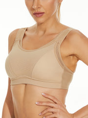 Adjustable High Impact Sports Bra for Women