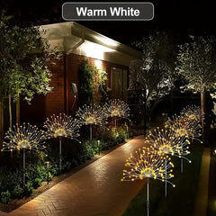Solar Fireworks Lights for Year & Christmas Decorations