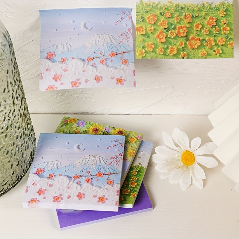 Landscape Sticky Memo Note Pad