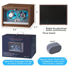 Automatic Mechanical Watch Rotator Anti-magnetic Box