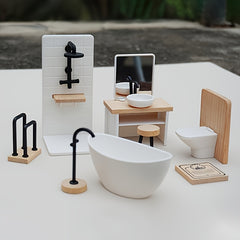 Mini Bathroom Furniture Set for Education - Sinks Toilets Bathtubs