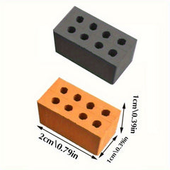 100pcs 1 12 Mini Bricks Crafts DIY House Building Model Clay Wall Decor Toy