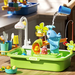 Theater Toy with Dishwasher and Pretend Play Tools