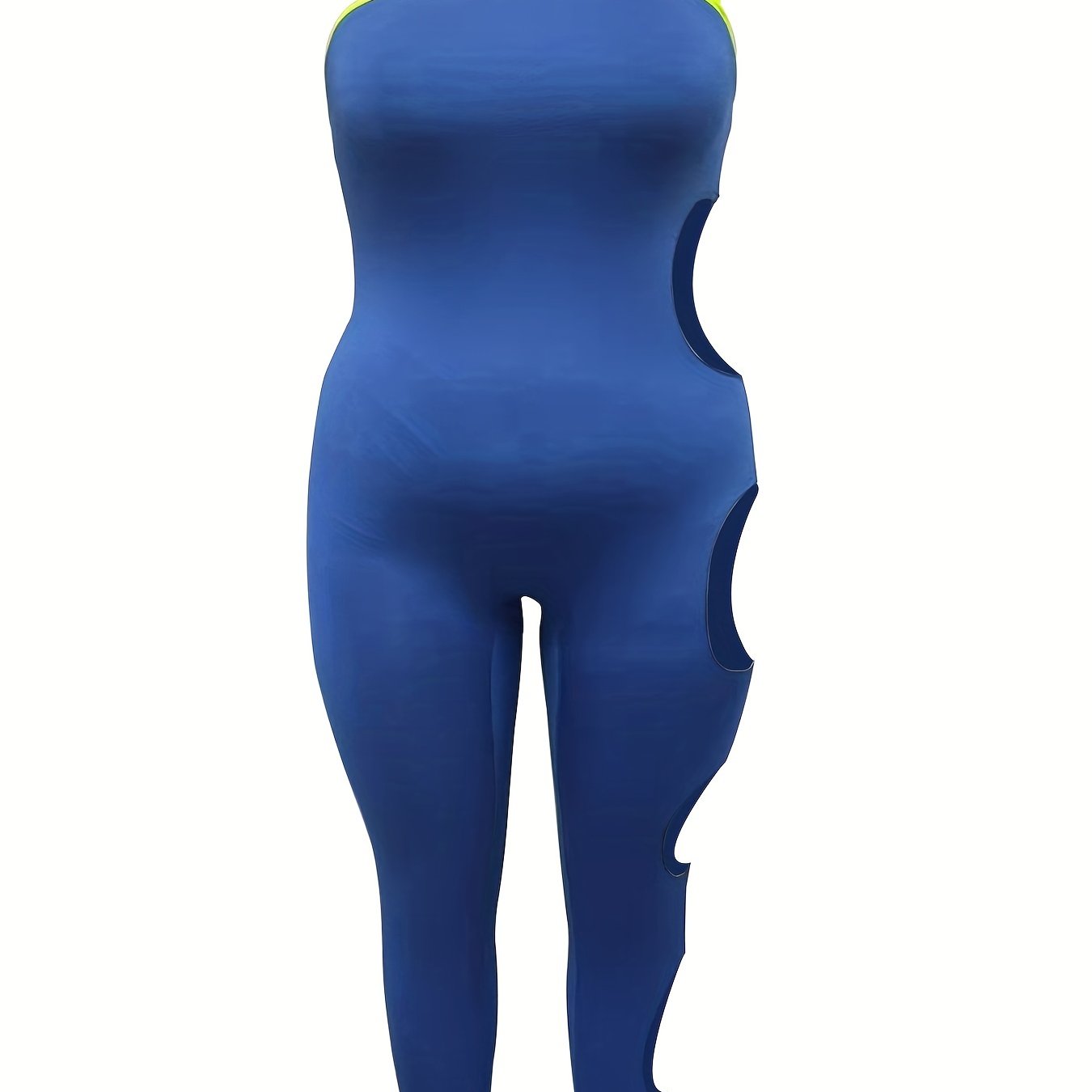  Cut Out One Shoulder Jumpsuit