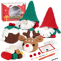 Crochet Kit for Beginners with Step Guide & Video Tutorial