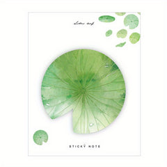 1pc Various Leaves Collection Self Adhesive Memo Pad Sticky Notes