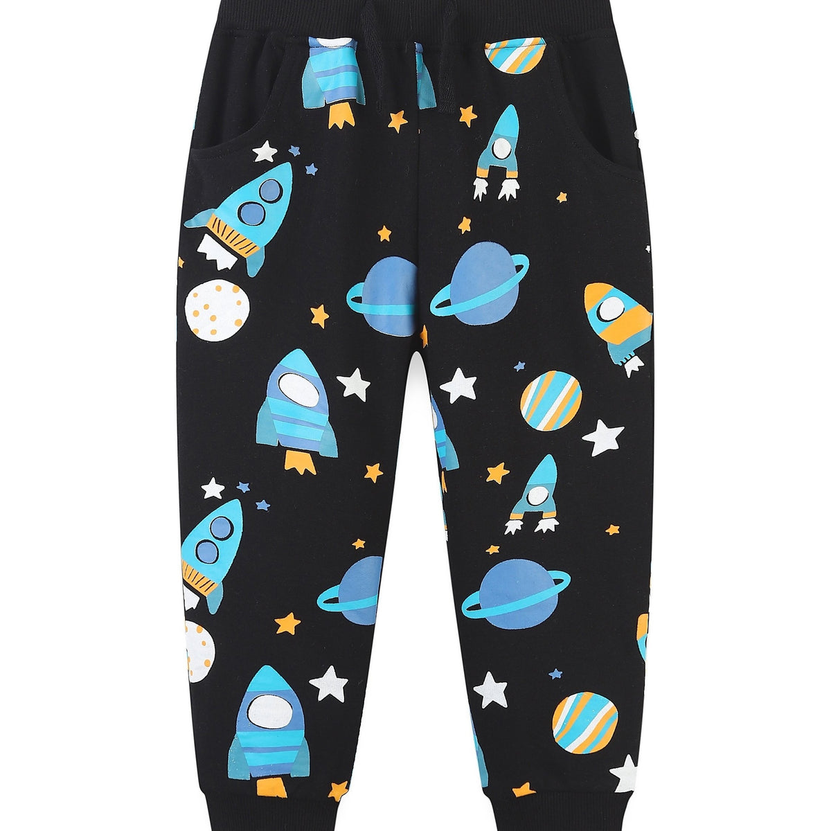 Space Planet Rocket Boys Jogger Sports Pants