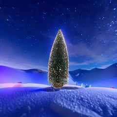 8in Pine Needle Christmas Tree Micro Bonsai Decorations