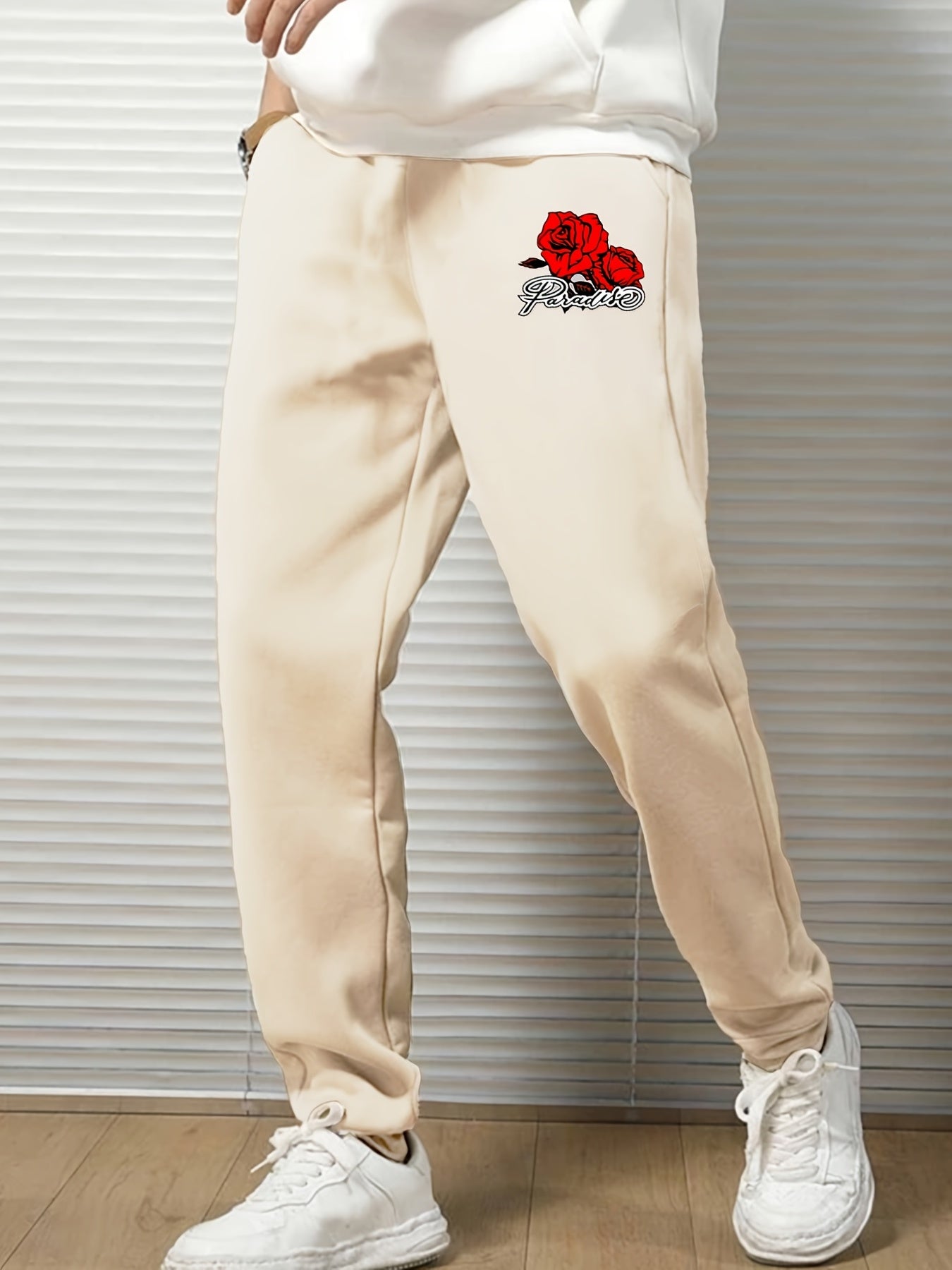 Men's Graphic Print Drawstring Sweatpants